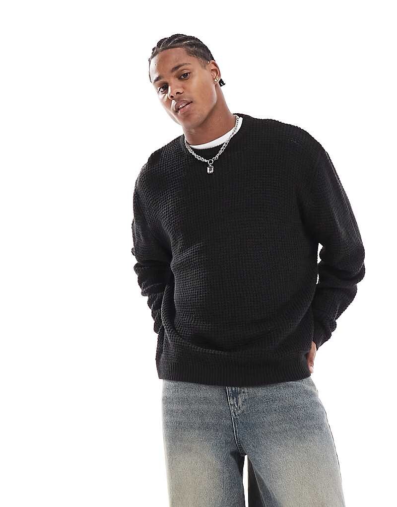 Brave Soul – черный свитер со спущенными плечами
Brave Soul – черный свитер со спущенными плечами