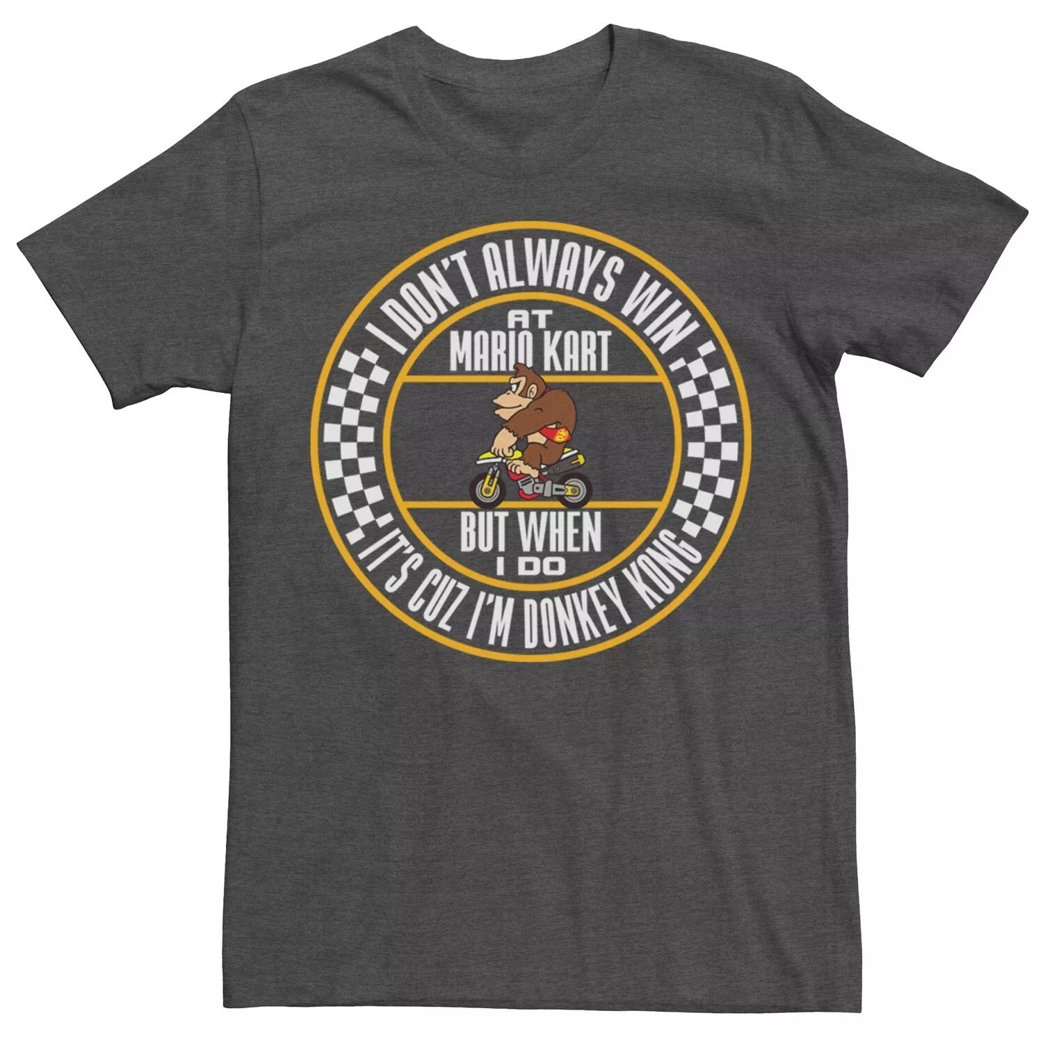 Мужская футболка Mario Kart 8 Cuz I Am Donkey Kong Licensed Character
Мужская футболка Mario Kart 8 Cuz I Am Donkey Kong Licensed Character