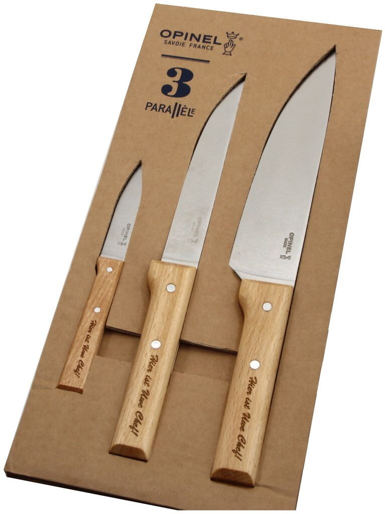 Набор кухонных ножей Opinel, 3 предмета, подарок с индивидуальной гравировкой Ludomax
Набор кухонных ножей Opinel, 3 предмета, подарок с индивидуальной гравировкой Ludomax