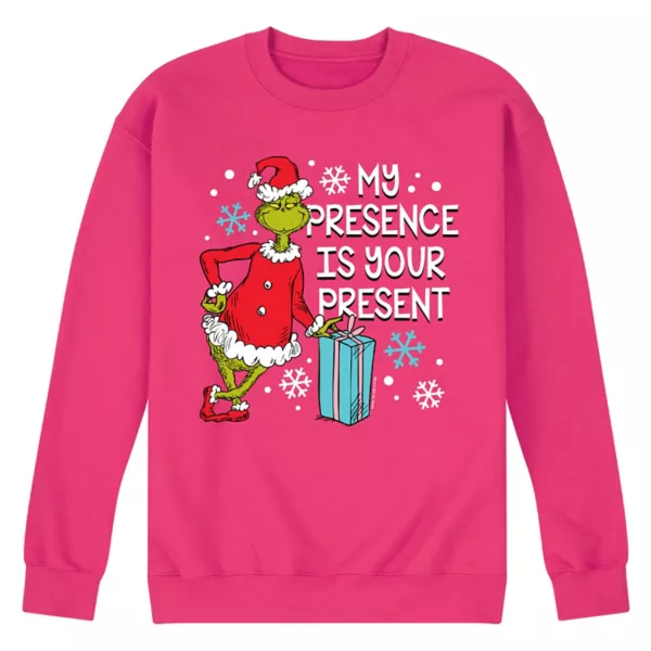 Мужская флисовая толстовка с Доктором Сьюзом «Мое присутствие — твой подарок» Licensed Character, пурпурный
Мужская флисовая толстовка с Доктором Сьюзом «Мое присутствие — твой подарок» Licensed Character, пурпурный