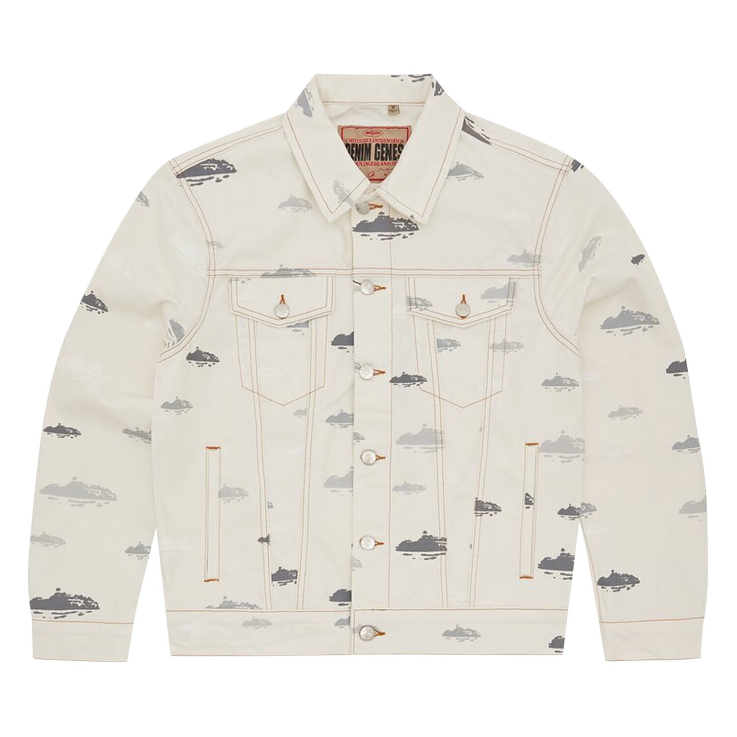 Джинсовая куртка с узором Corteiz Alcatraz, цвет Белый
Джинсовая куртка с узором Corteiz Alcatraz, цвет Белый