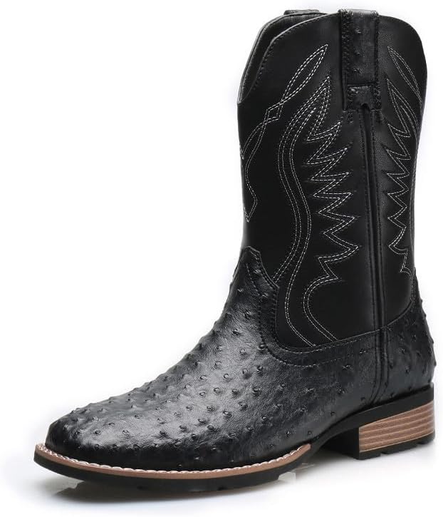 Мужские ковбойские сапоги Santimon, двухцветные с квадратным носком, западного стиля, средней длины, для вечеринок и торжеств, черный
Мужские ковбойские сапоги Santimon, двухцветные с квадратным носком, западного стиля, средней длины, для вечеринок и торжеств, черный