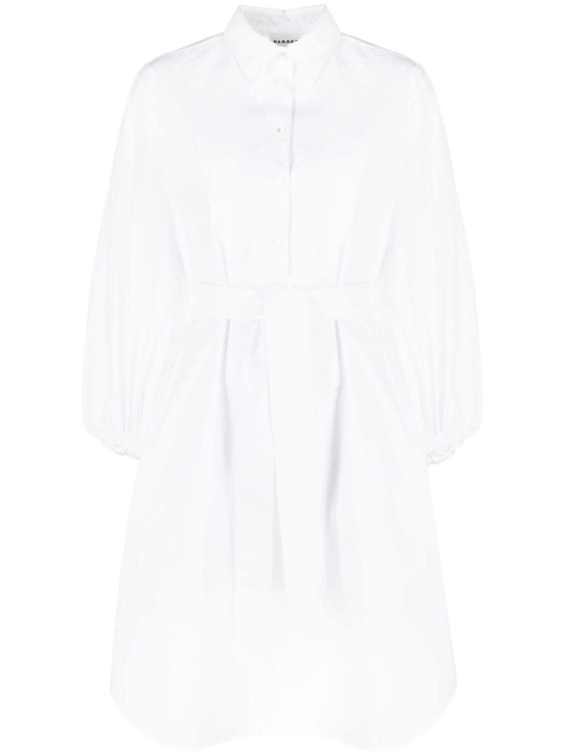 P.A.R.O.S.H. платье-рубашка с длинными рукавами и поясом, белый
P.A.R.O.S.H. платье-рубашка с длинными рукавами и поясом, белый