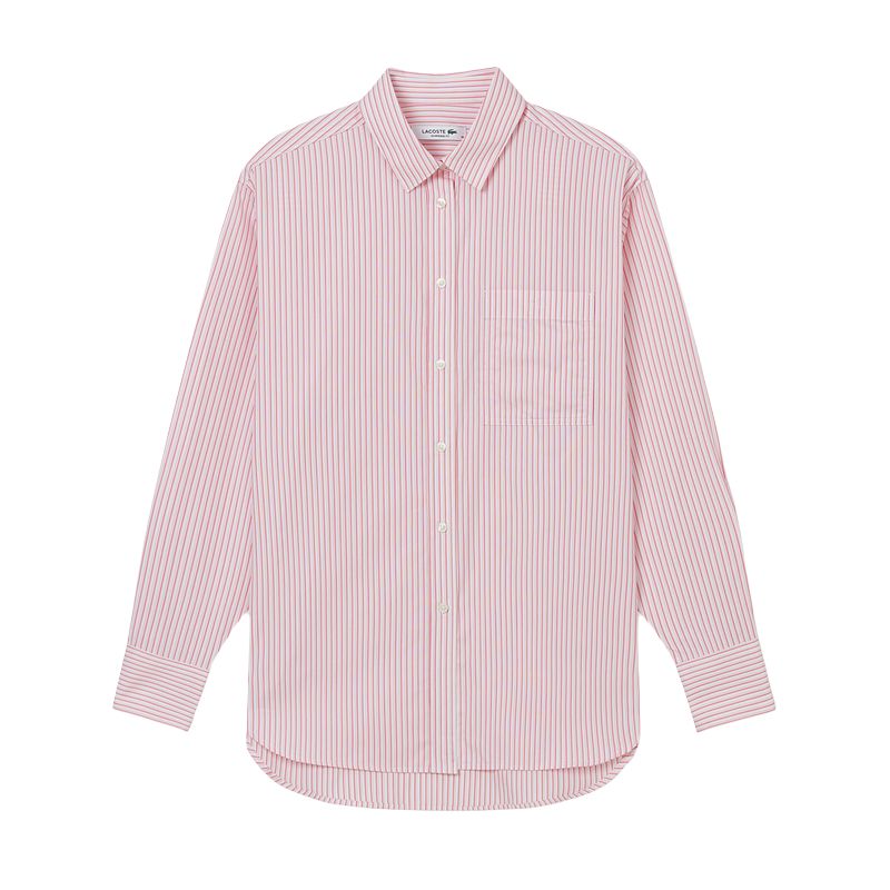 Хлопковая поплиновая рубашка LACOSTE, розовый
Хлопковая поплиновая рубашка LACOSTE, розовый