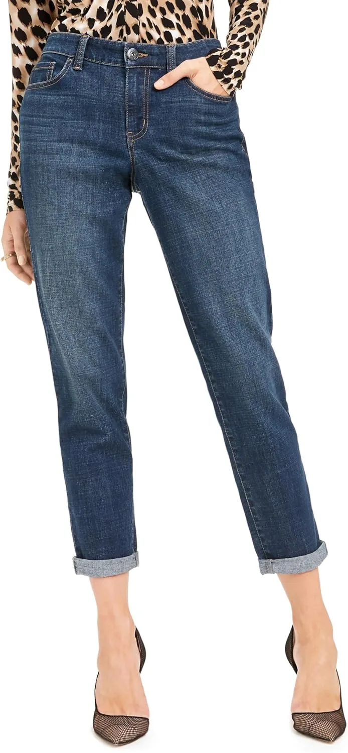 International Concepts Women's Mid Rise Ripped Straight-Leg Jeans
International Concepts Women's Mid Rise Ripped Straight-Leg Jeans