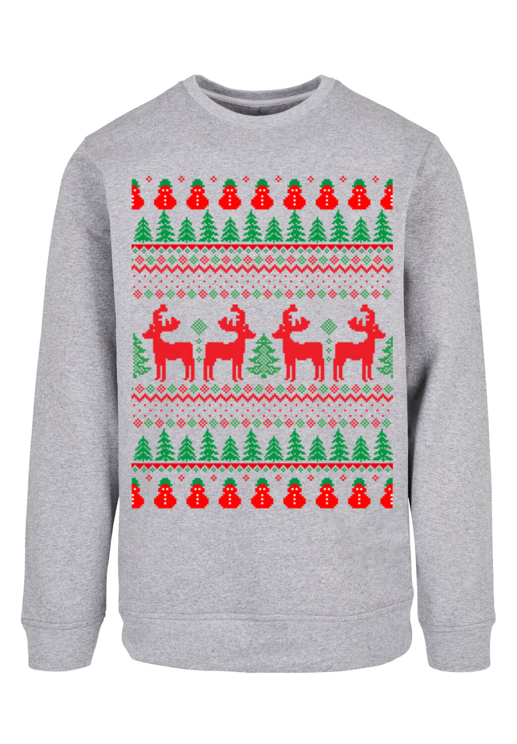 Пуловер F4NT4STIC Sweatshirt Christmas Reindeers Weihnachten Muster, цвет grau meliert
Пуловер F4NT4STIC Sweatshirt Christmas Reindeers Weihnachten Muster, цвет grau meliert