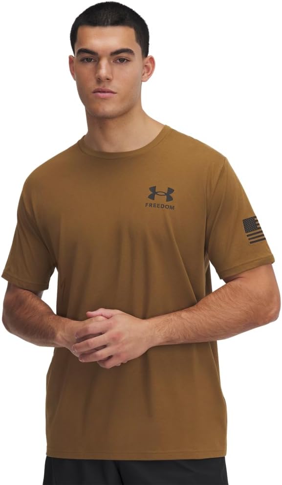 Новая мужская футболка Under Armour с флагом свободы, Coyote/Black, Черный, Новая мужская футболка Under Armour с флагом свободы, Coyote/Black
Новая мужская футболка Under Armour с флагом свободы, Coyote/Black, Черный, Новая мужская футболка Under Armour с флагом свободы, Coyote/Black
