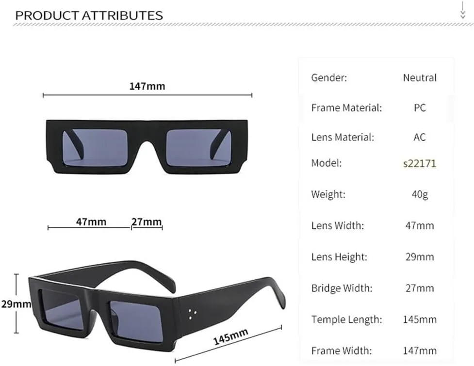 Солнцезащитные очки квадратной формы конфетных цветов для женщин и мужчин с заклепками, солнцезащитные очки, очки с защитой от УФ-излучения UV400 DSVIGF, C13
Солнцезащитные очки квадратной формы конфетных цветов для женщин и мужчин с заклепками, солнцезащитные очки, очки с защитой от УФ-излучения UV400 DSVIGF, C13
