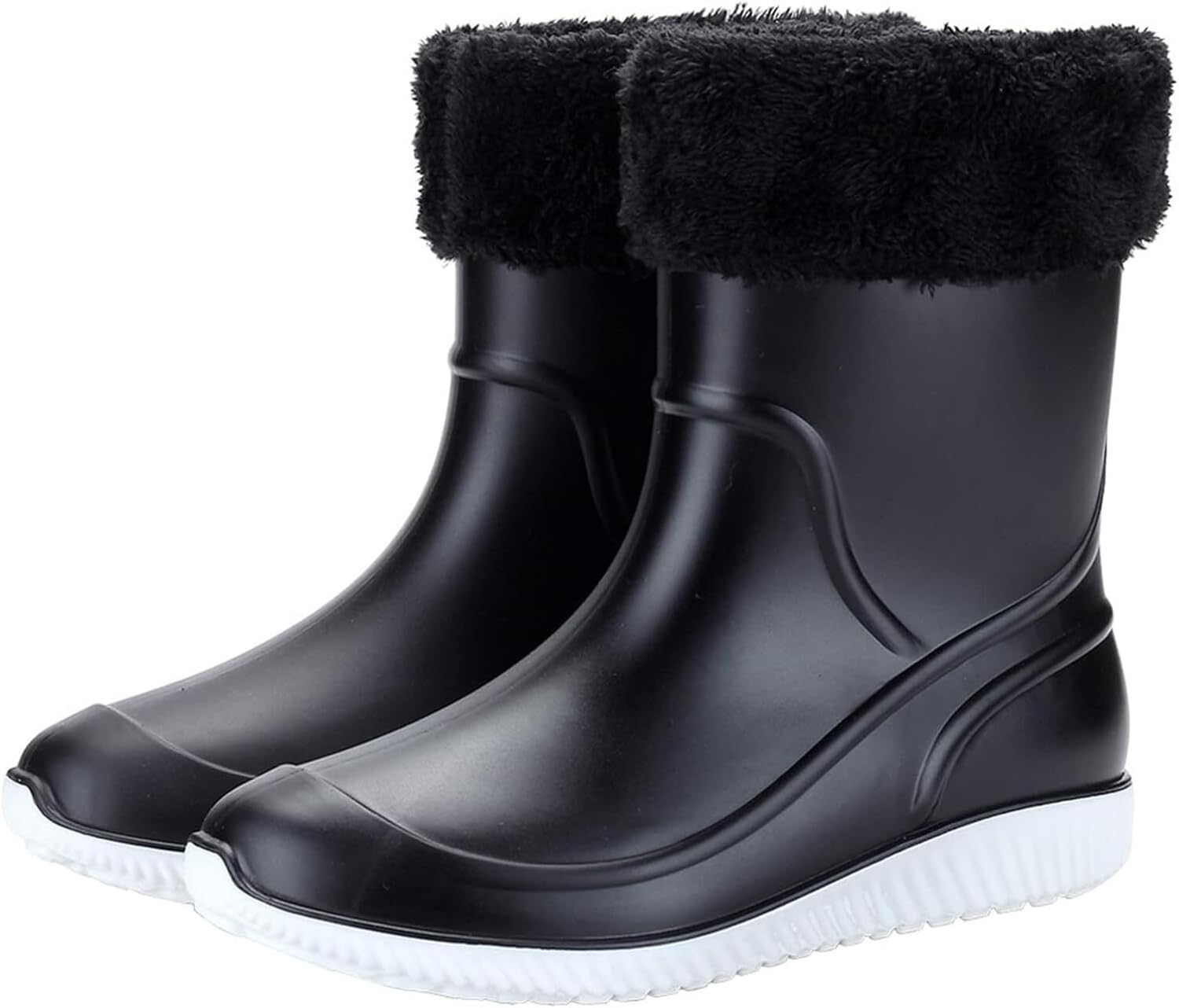 Мужские теплые хлопковые дождевые ботинки водонепроницаемые противоскользящие ПВХ для взрослых резиновые сапоги Generic, белый
Мужские теплые хлопковые дождевые ботинки водонепроницаемые противоскользящие ПВХ для взрослых резиновые сапоги Generic, белый