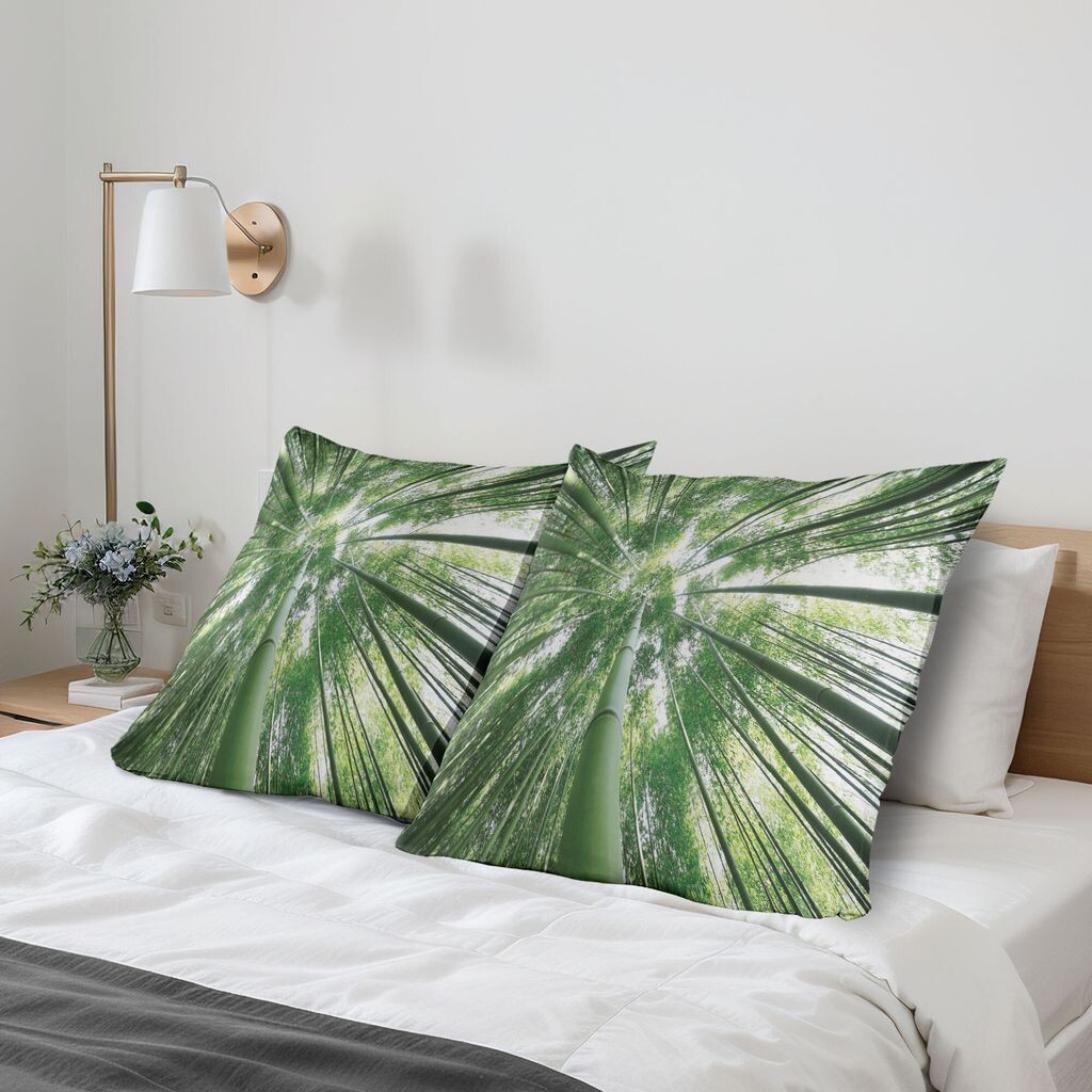 ABAKUHAUS Bamboo Чехлы для подушек, набор из 2 шт., Высокие бамбуковые деревья тропического леса в экзотическом азиатском стиле, изображение на тему природы в стиле дзен, чехол для подушки с декоративным принтом, 80 x 80 см, зеленый
ABAKUHAUS Bamboo Чехлы для подушек, набор из 2 шт., Высокие бамбуковые деревья тропического леса в экзотическом азиатском стиле, изображение на тему природы в стиле дзен, чехол для подушки с декоративным принтом, 80 x 80 см, зеленый