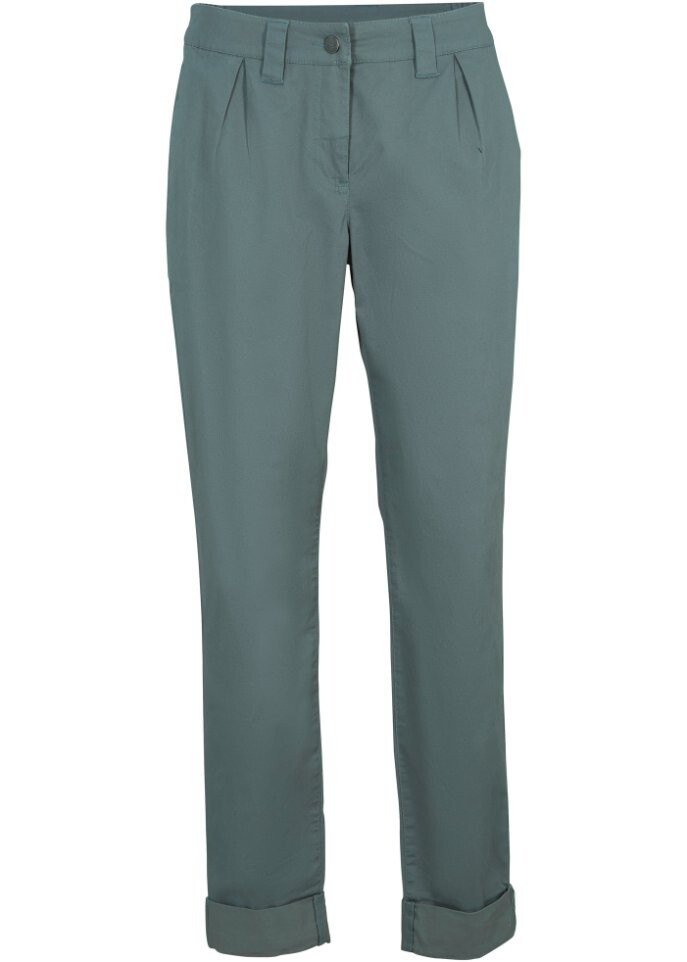 Брюки-чиносы стрейч с удобным поясом и закругленным низом Bpc Bonprix Collection, зеленый
Брюки-чиносы стрейч с удобным поясом и закругленным низом Bpc Bonprix Collection, зеленый