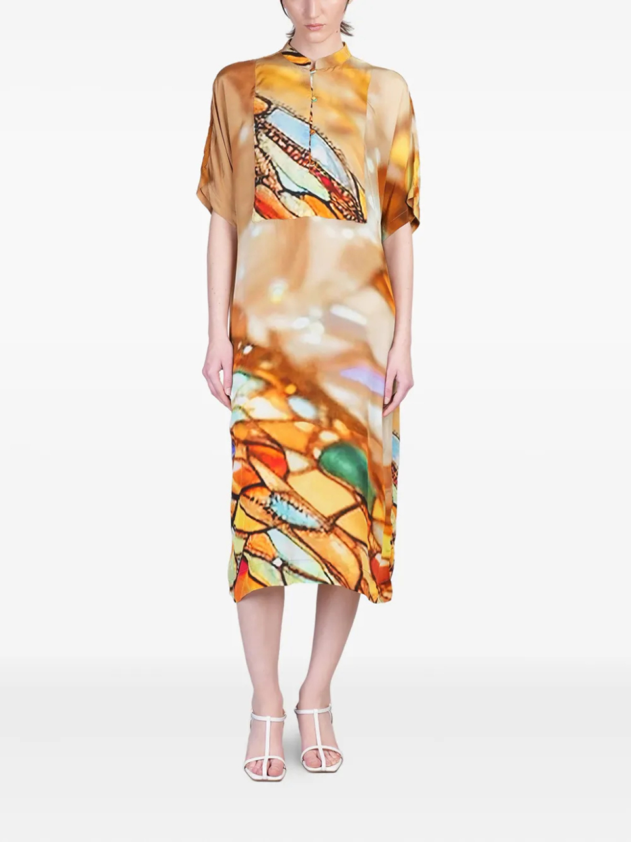 Платье миди с графическим принтом YAVI, нейтральный
Платье миди с графическим принтом YAVI, нейтральный