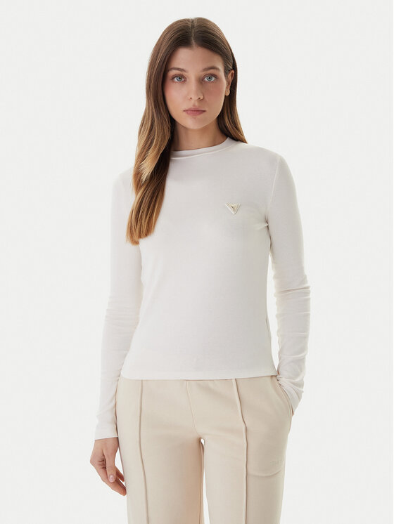 Блузка slim fit V6RI00 KD741 Guess, экрю
Блузка slim fit V6RI00 KD741 Guess, экрю