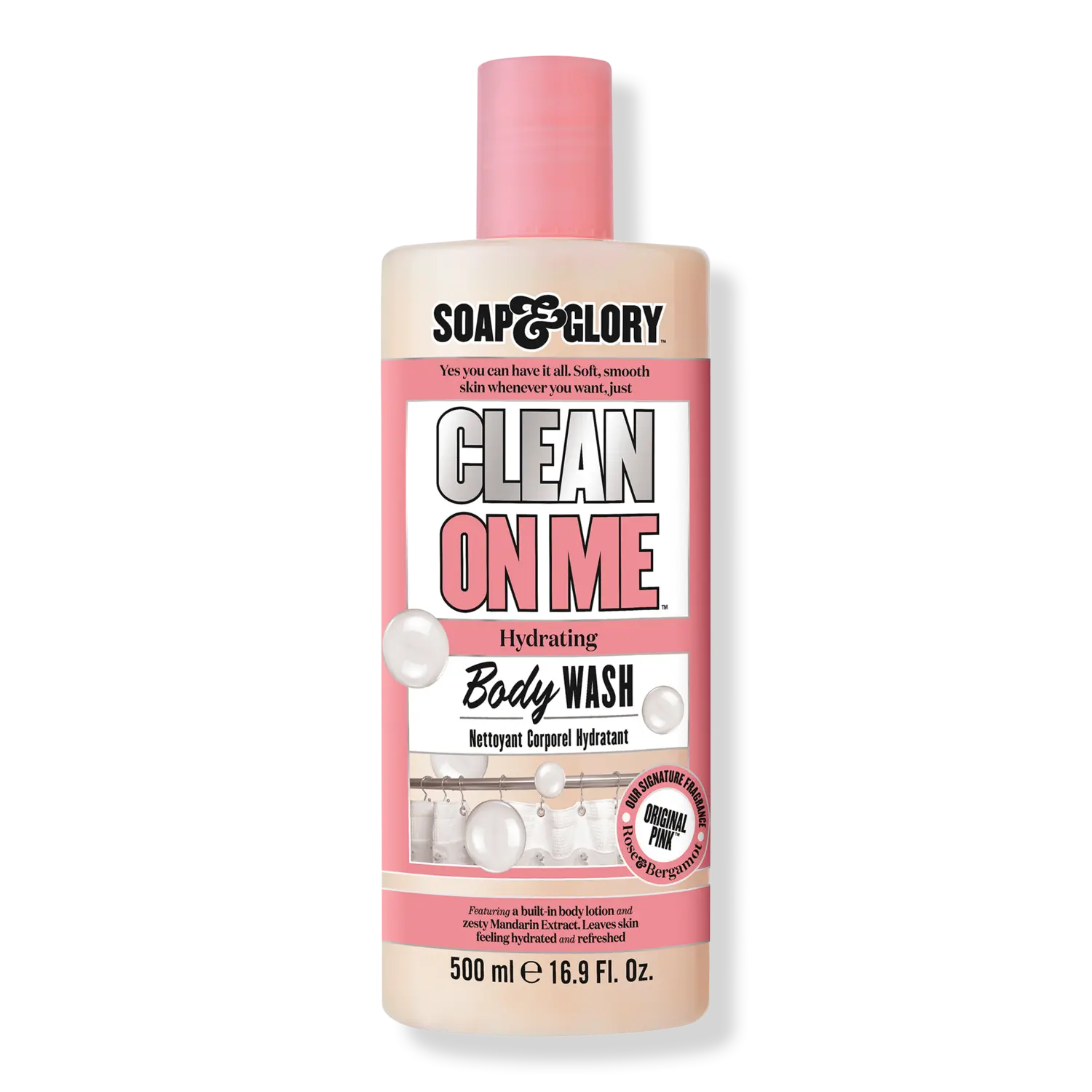 Оригинальный розовый очищающий гель для душа Clean on Me Soap & Glory, 16.9 oz
Оригинальный розовый очищающий гель для душа Clean on Me Soap & Glory, 16.9 oz