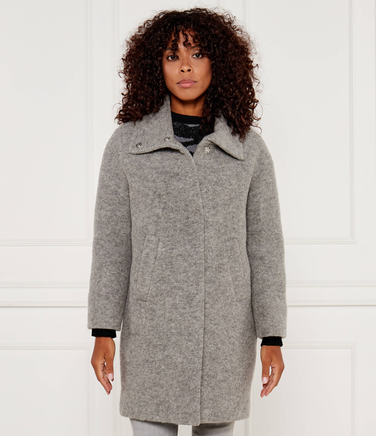 Шерстяное пальто Liu Jo, серый
Шерстяное пальто Liu Jo, серый