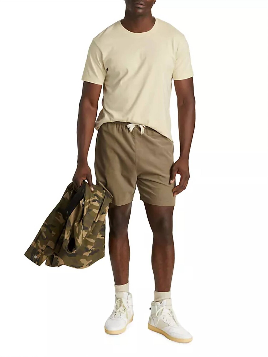 Легкие вельветовые шорты темно-бежевого цвета FRAME
Легкие вельветовые шорты темно-бежевого цвета FRAME