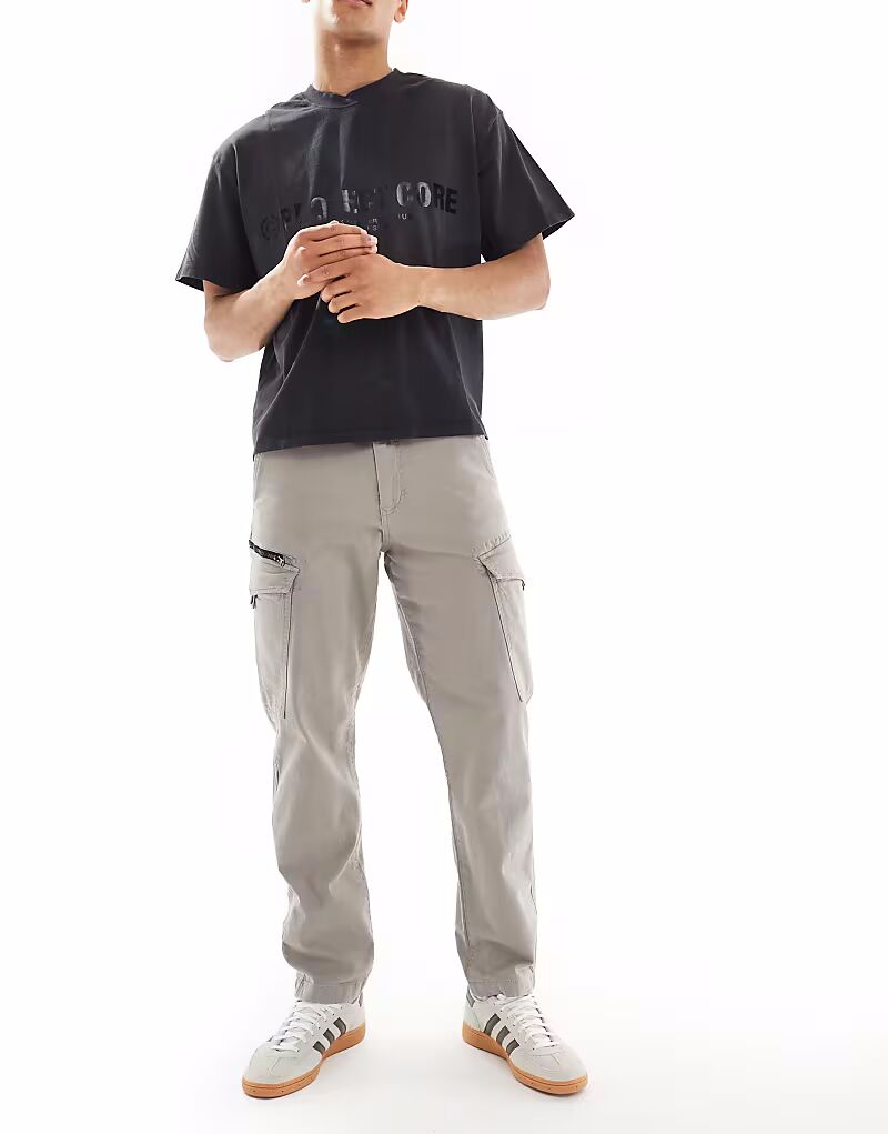 Брюки карго River Island с открытым краем светло-серого цвета
Брюки карго River Island с открытым краем светло-серого цвета