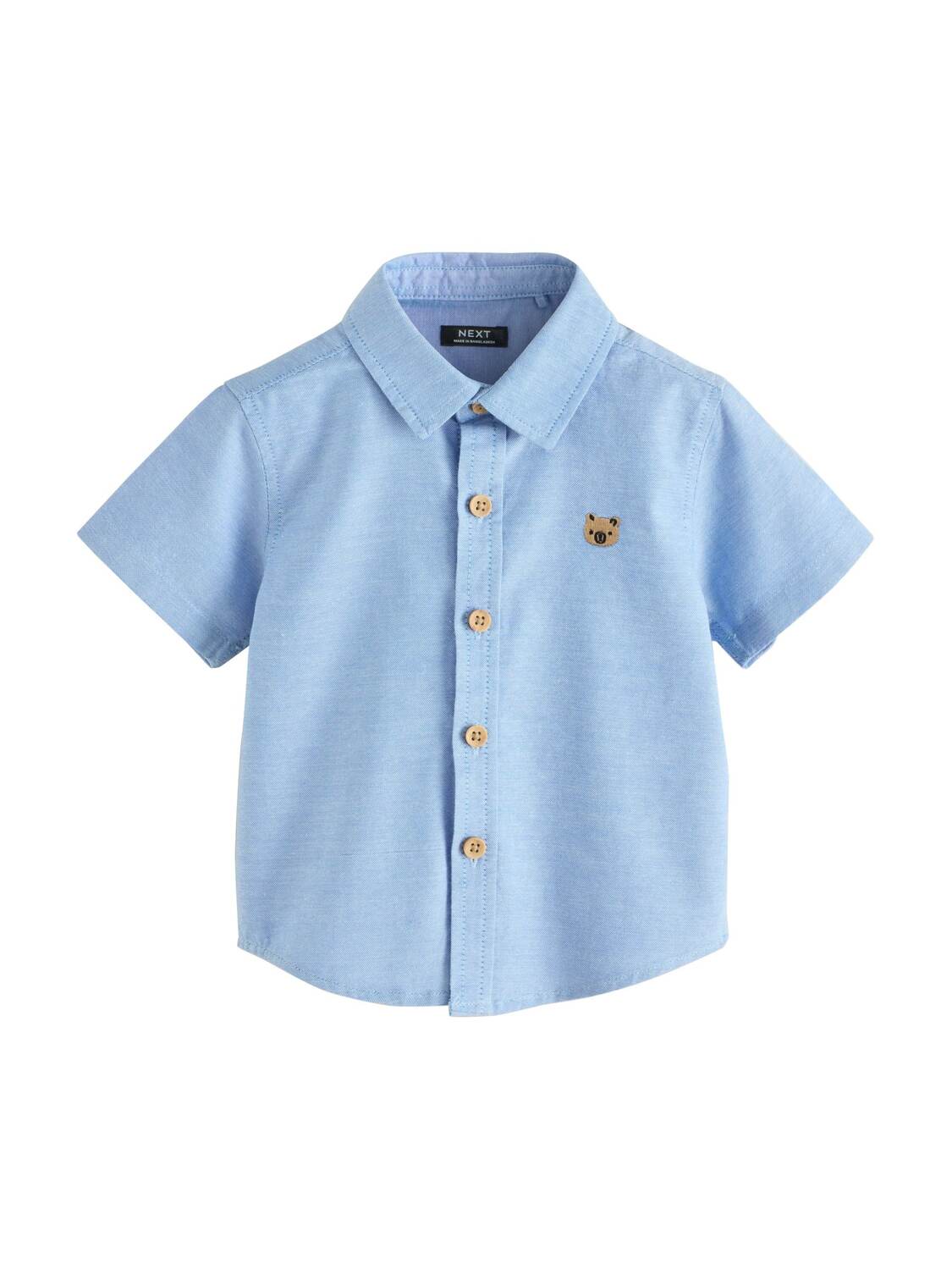 Next Рубашка на пуговицах светлого голубого цвета Regular fit
Next Рубашка на пуговицах светлого голубого цвета Regular fit