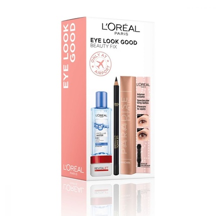 L'Oreal Paris Eye Look Good Beauty Fix Set - очищающая мицеллярная вода 95 мл, тушь для ресниц Paradise Extatic Volumizing 64 мл, карандаш Le Khol By Superliner Kohl L'Oréal Paris
L'Oreal Paris Eye Look Good Beauty Fix Set - очищающая мицеллярная вода 95 мл, тушь для ресниц Paradise Extatic Volumizing 64 мл, карандаш Le Khol By Superliner Kohl L'Oréal Paris