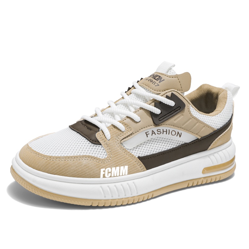 Дышащие низкие повседневные кроссовки для подростков FCMM, белый/хаки
Дышащие низкие повседневные кроссовки для подростков FCMM, белый/хаки