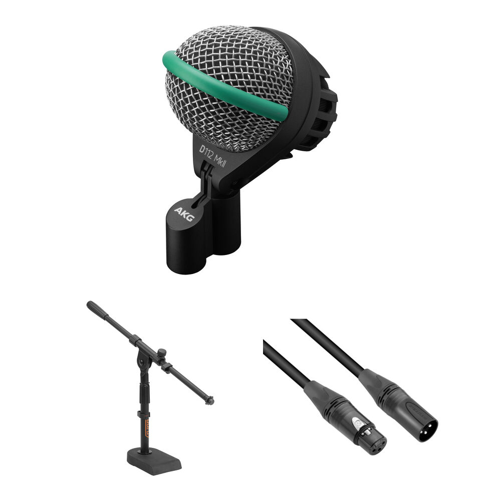 Динамический микрофон AKG D112 MKII Pro Dynamic Bass Microphone Kit with Stand and
Динамический микрофон AKG D112 MKII Pro Dynamic Bass Microphone Kit with Stand and