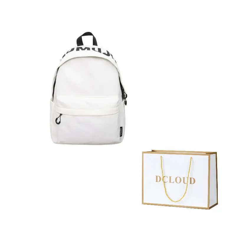 DCLOUD Нейлоновый рюкзак унисекс разноцветный, White Solid Color Large
DCLOUD Нейлоновый рюкзак унисекс разноцветный, White Solid Color Large