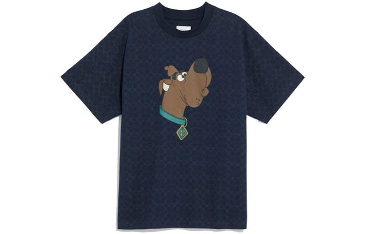 COACH Футболка унисекс темно-синяя
COACH Футболка унисекс темно-синяя