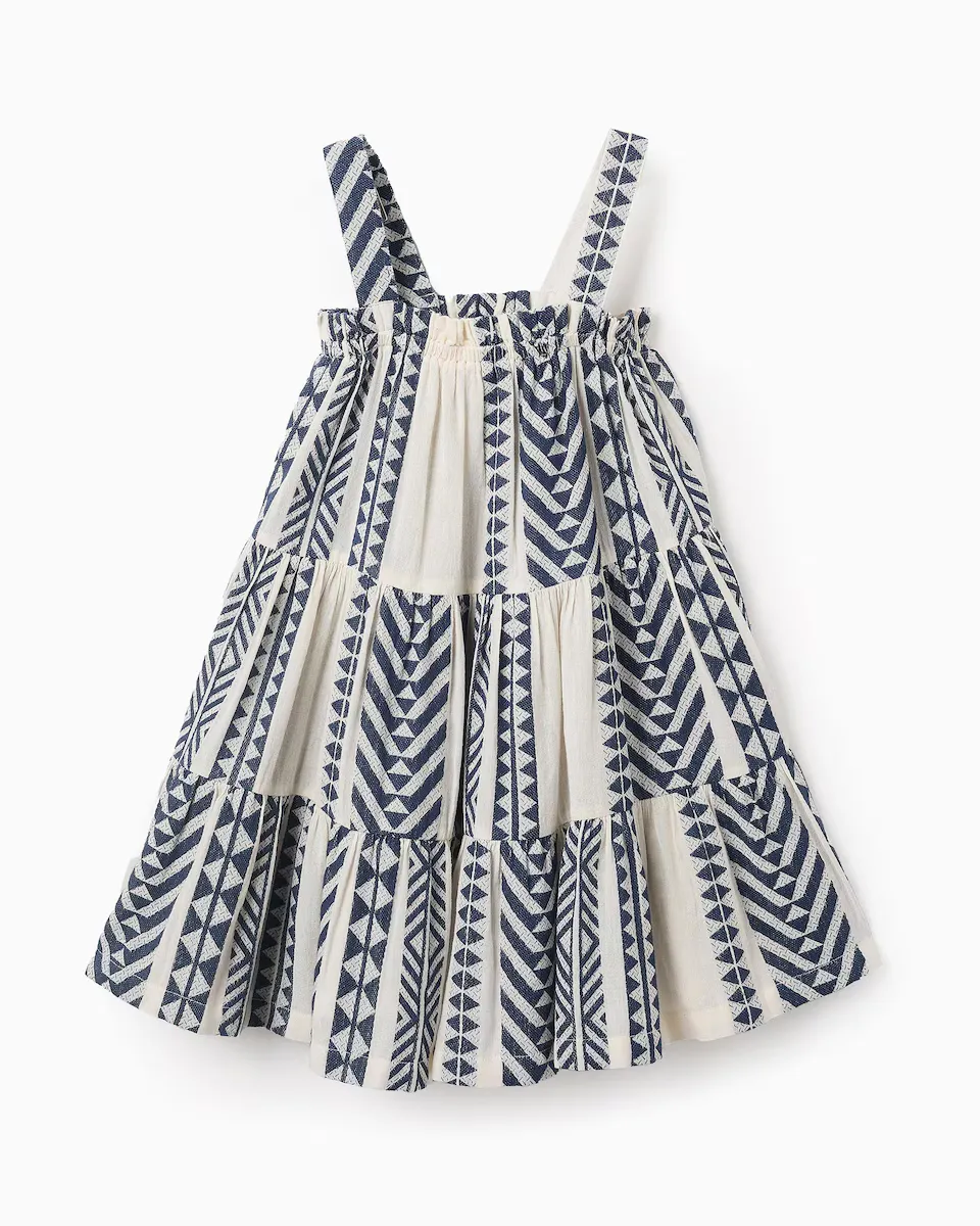 Платье для девочки на бретелях с племенным принтом Zippy, тёмно-синий
Платье для девочки на бретелях с племенным принтом Zippy, тёмно-синий