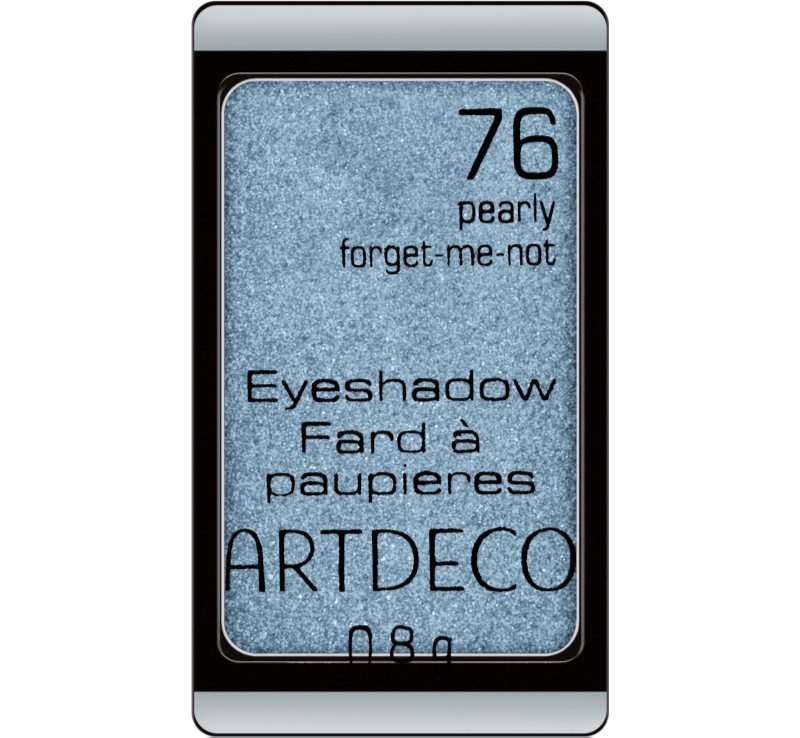 Тени для век ARTDECO Eyeshadow Pearl для добавления в палетку с перламутровым блеском, оттенок 76 Pearly Forget Me-Not 0,8 г
Тени для век ARTDECO Eyeshadow Pearl для добавления в палетку с перламутровым блеском, оттенок 76 Pearly Forget Me-Not 0,8 г