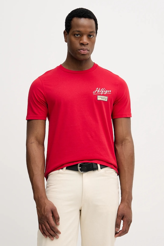Хлопковая футболка Tommy Hilfiger, красный
Хлопковая футболка Tommy Hilfiger, красный