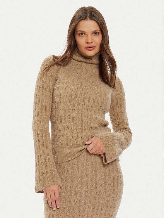 Свитер с высоким воротником обычного кроя Liu Jo, бежевый
Свитер с высоким воротником обычного кроя Liu Jo, бежевый