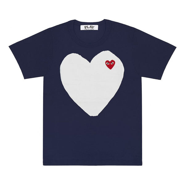 Футболка large heart logo tee 'navy white' Comme Des Garcons Play, синий
Футболка large heart logo tee 'navy white' Comme Des Garcons Play, синий