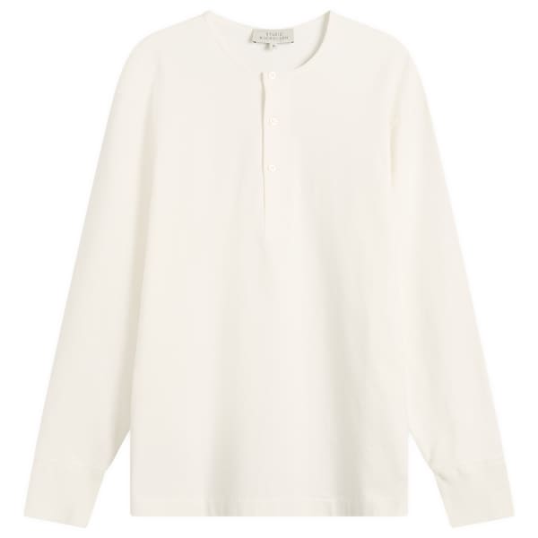 Хлопковая футболка-поло Kuyto с длинным рукавом Studio Nicholson, Parchment
Хлопковая футболка-поло Kuyto с длинным рукавом Studio Nicholson, Parchment