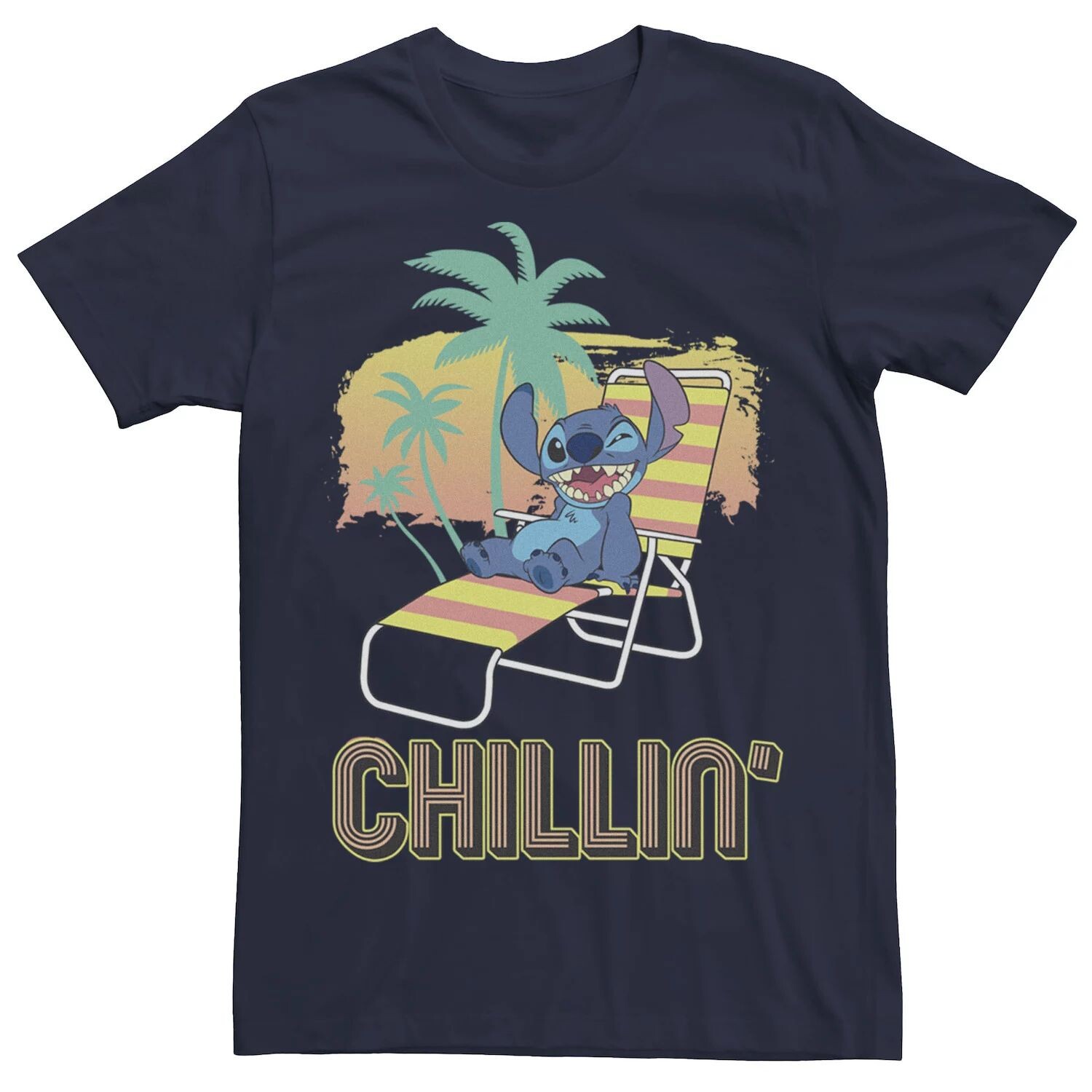 Мужская футболка Disney Lilo & Stitch Chillin' Beach Chair с портретом Licensed Character
Мужская футболка Disney Lilo & Stitch Chillin' Beach Chair с портретом Licensed Character