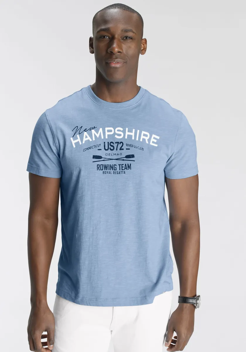 Футболка DELMAO, с модным принтом на груди - НОВЫЙ БРЕНД!, голубой
Футболка DELMAO, с модным принтом на груди - НОВЫЙ БРЕНД!, голубой