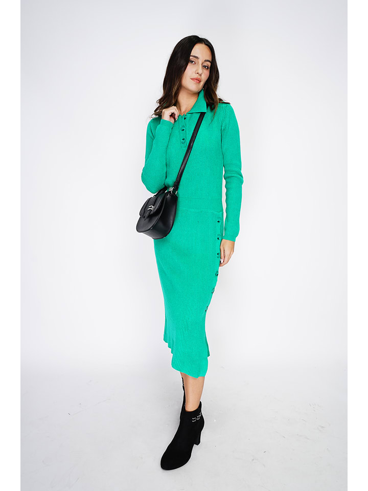 Платье до колена ASSUILI, зеленый 
Платье до колена ASSUILI, зеленый