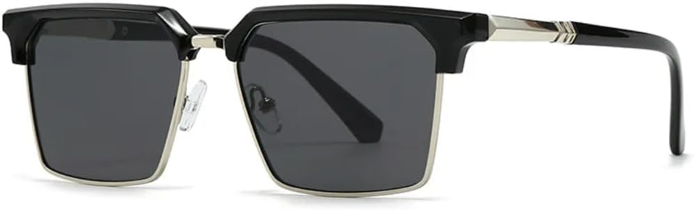 Солнцезащитные очки с защитой UV400 | Градиентные синие металлические петли | Для женщин и мужчин | Для занятий спортом на открытом воздухе и вождения DSVIGF, C1 Silver Black
Солнцезащитные очки с защитой UV400 | Градиентные синие металлические петли | Для женщин и мужчин | Для занятий спортом на открытом воздухе и вождения DSVIGF, C1 Silver Black