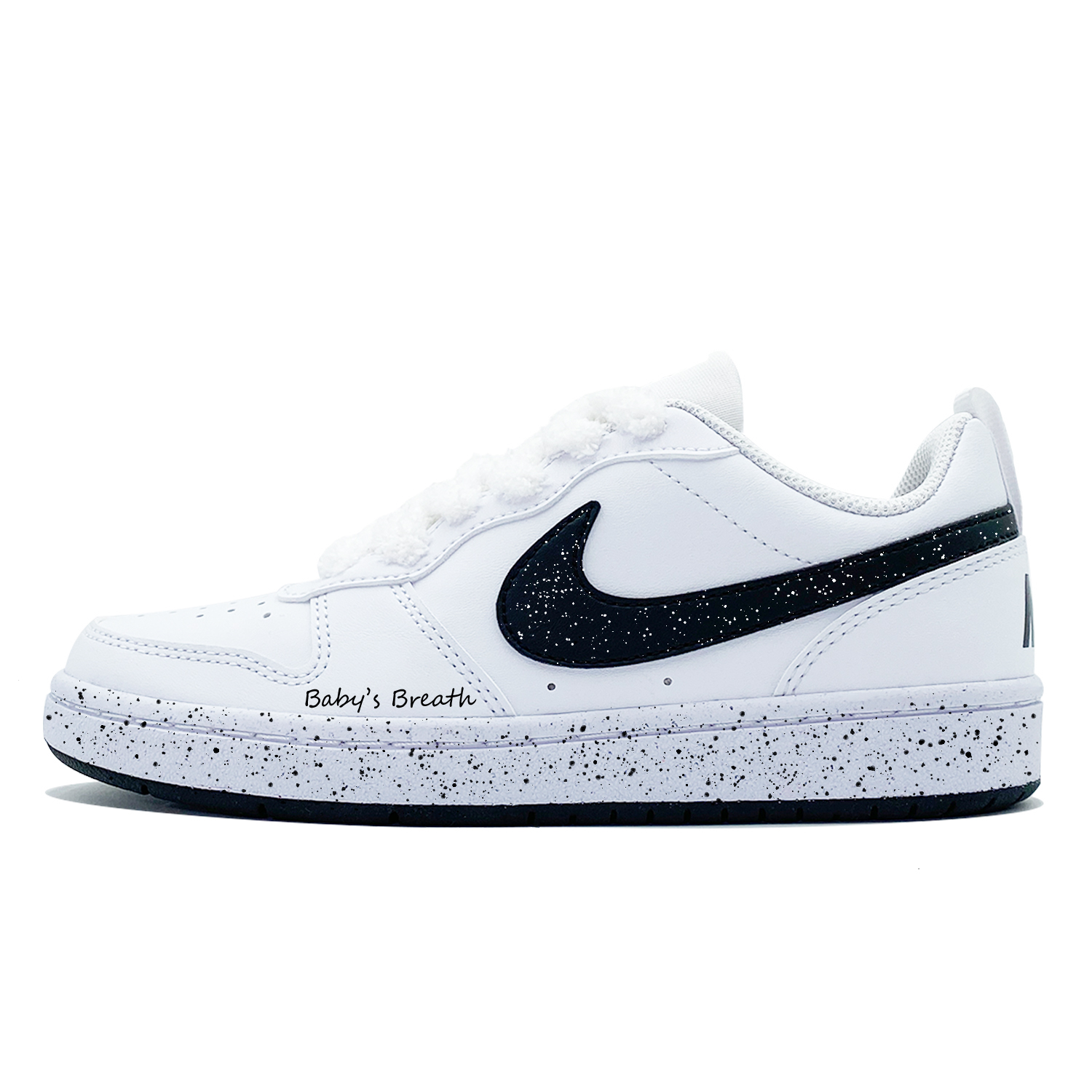 Nike Court Borough Starry Sky Synthetic Leather Low top Kids' Skateboarding Shoes White Teenagers
Nike Court Borough Starry Sky Synthetic Leather Low top Kids' Skateboarding Shoes White Teenagers