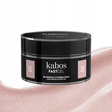 Kabos Fast Gel Light Nude Glitter Builder Gel 15 г
Kabos Fast Gel Light Nude Glitter Builder Gel 15 г