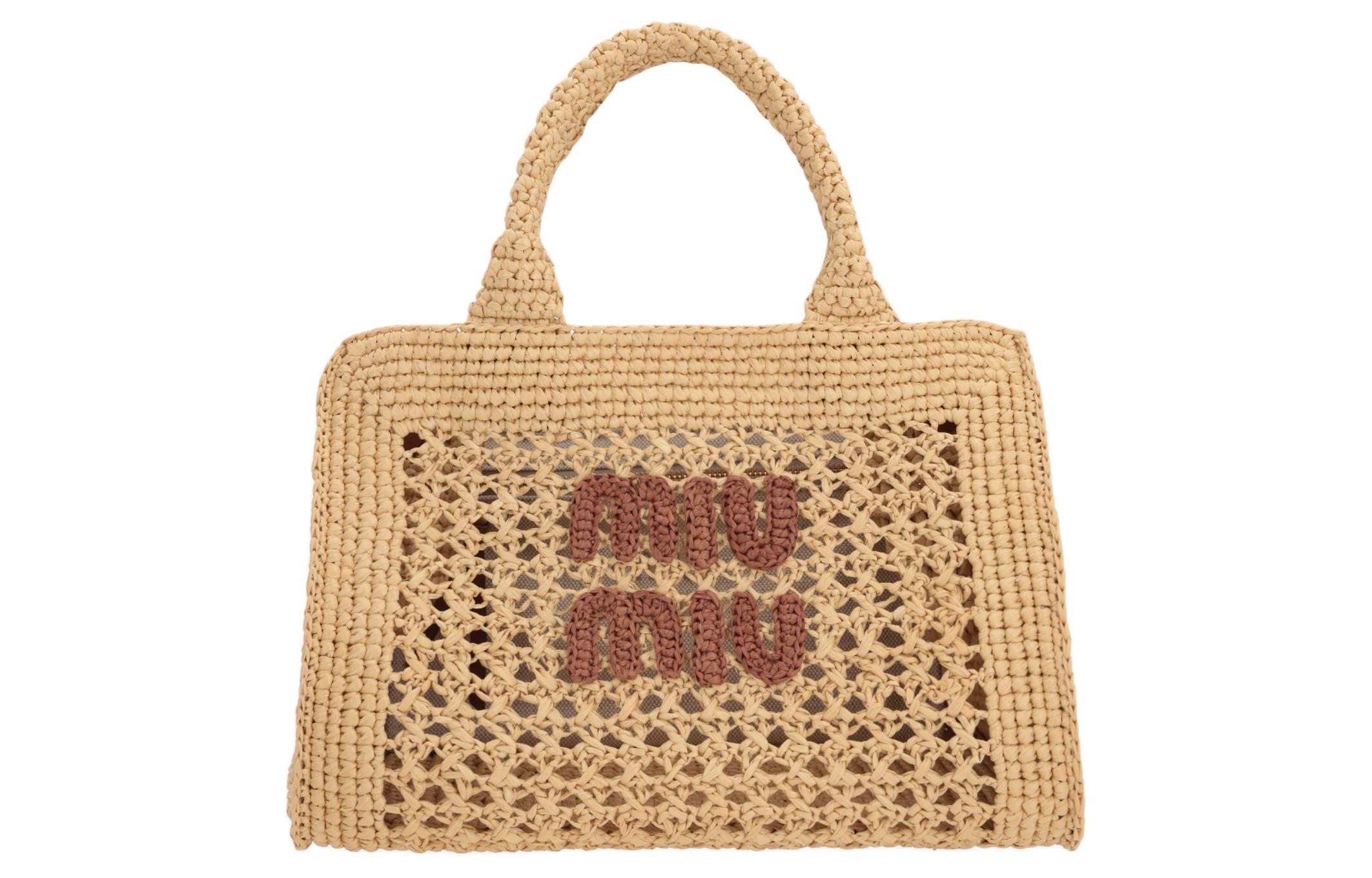 MIU MIU Синтетическая рафия сумка через плечо
MIU MIU Синтетическая рафия сумка через плечо