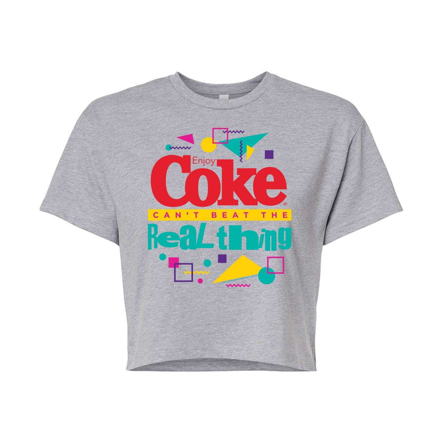 Укороченная футболка Coca-Cola Coke для юниоров не может быть лучше Licensed Character, серый