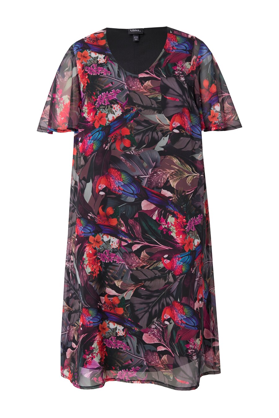 Летнее платье Ulla Popken, Black 
Летнее платье Ulla Popken, Black