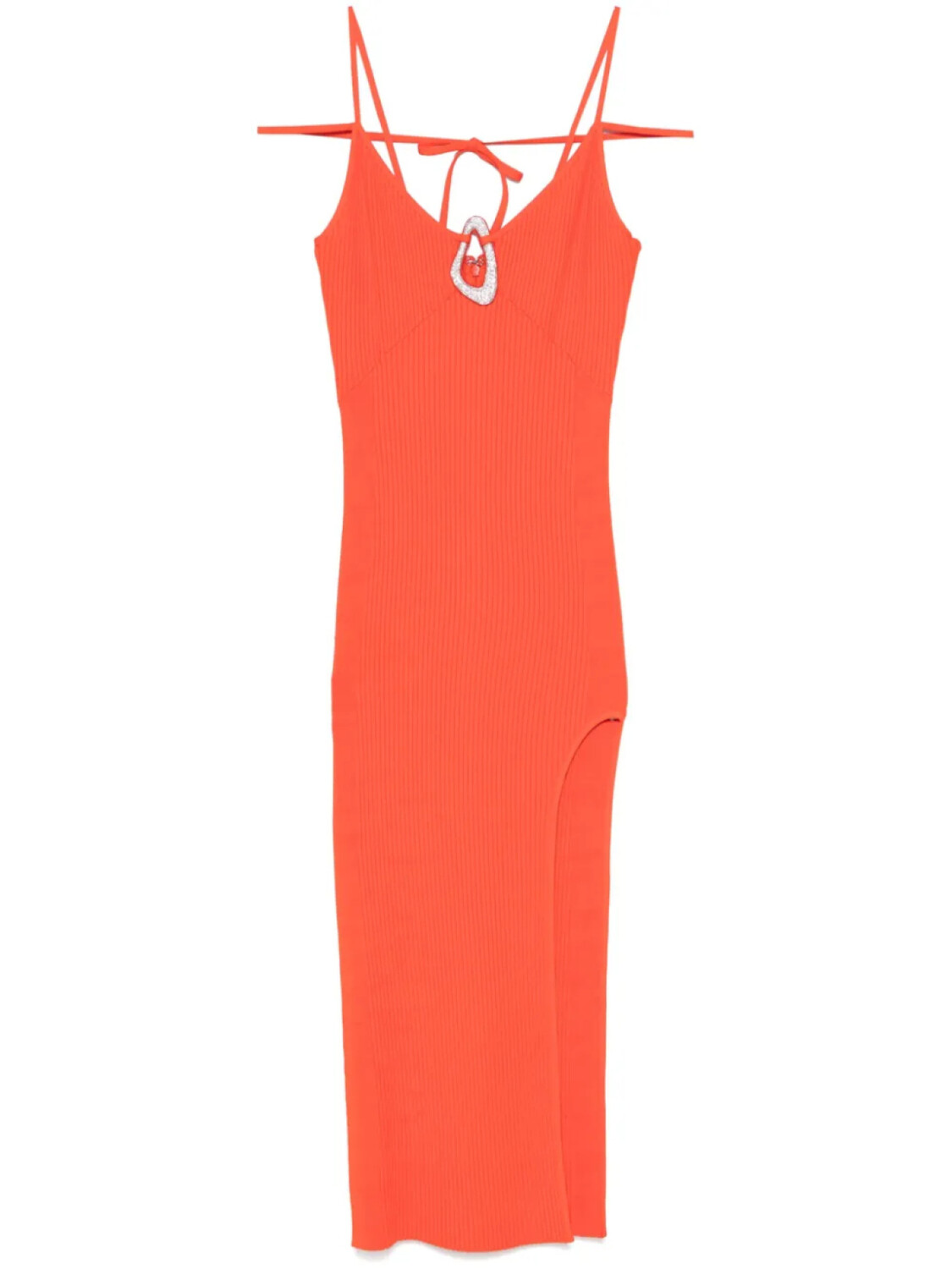 David Koma трикотажное платье макси с кристаллами, оранжевый
David Koma трикотажное платье макси с кристаллами, оранжевый