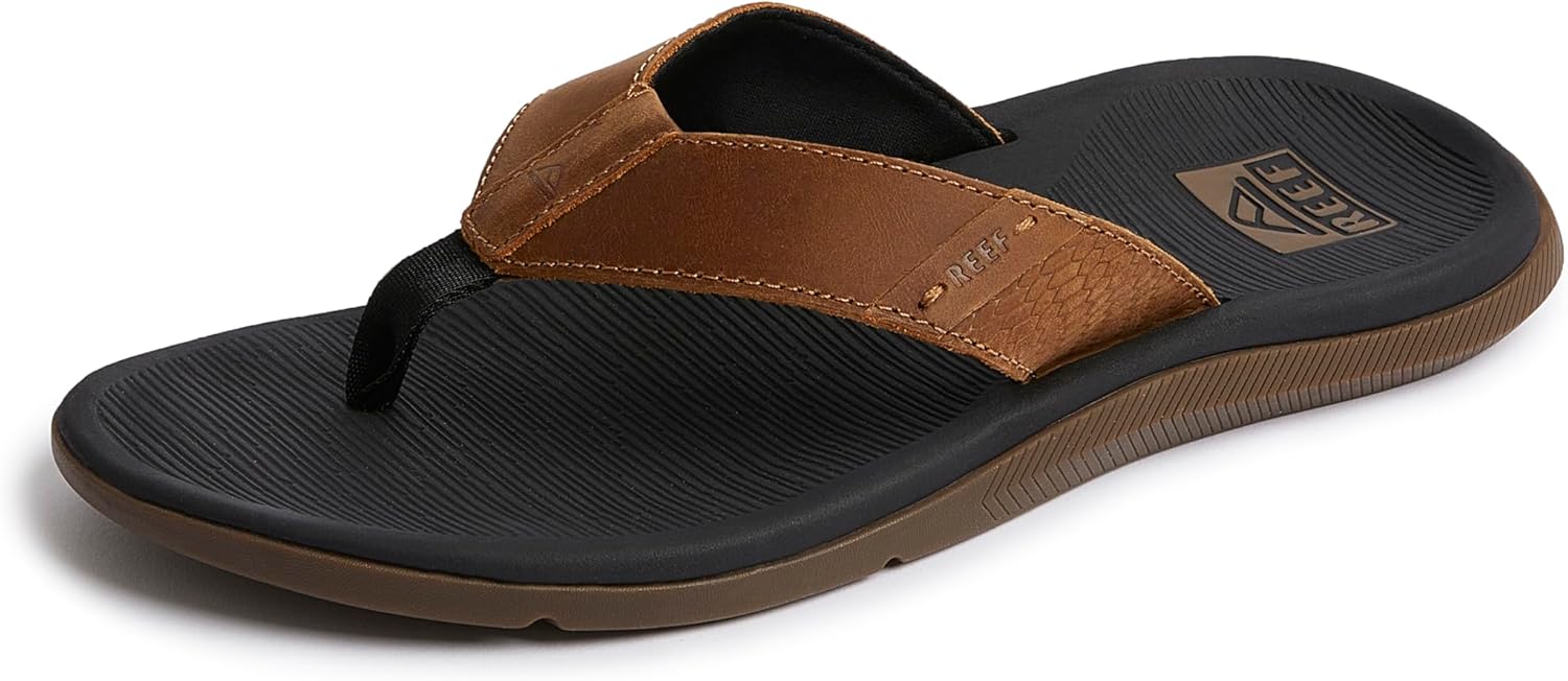 Мужские сандалии REEF, кожаные шлепанцы Santa Ana, черный
Мужские сандалии REEF, кожаные шлепанцы Santa Ana, черный