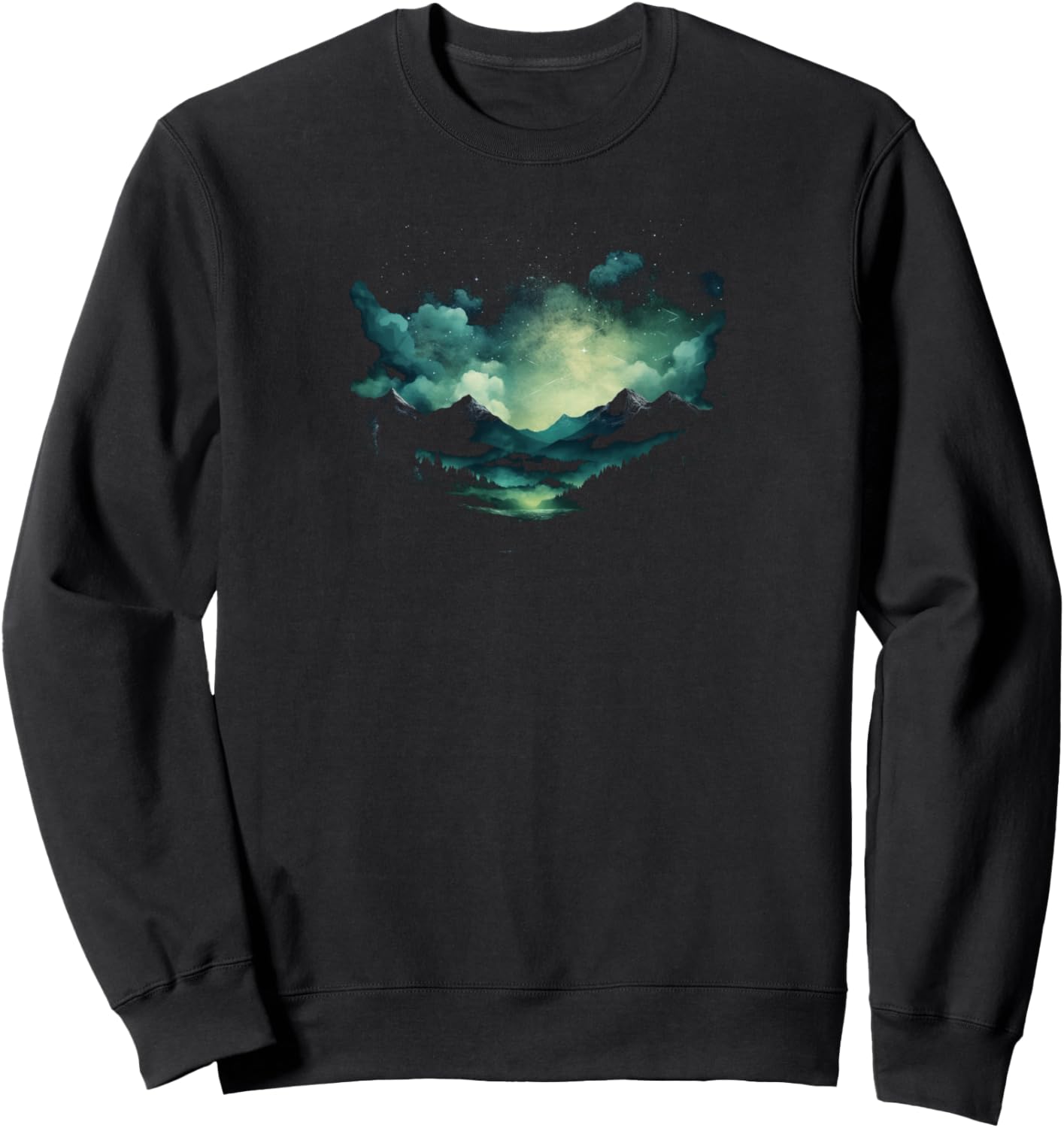 Толстовка с изображением безмятежного горного пейзажа Mountain Landscape Apparel, черный
Толстовка с изображением безмятежного горного пейзажа Mountain Landscape Apparel, черный