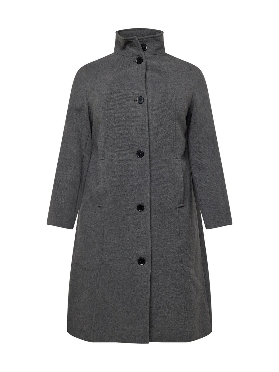 Межсезонное пальто Ulla Popken, темно-серый 
Межсезонное пальто Ulla Popken, темно-серый