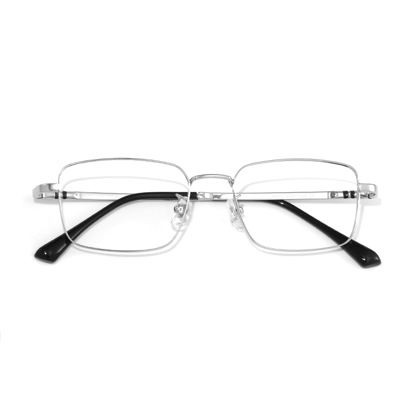 RUOYUN Чистый титановый квадратный очковый каркас унисекс, Silver
RUOYUN Чистый титановый квадратный очковый каркас унисекс, Silver