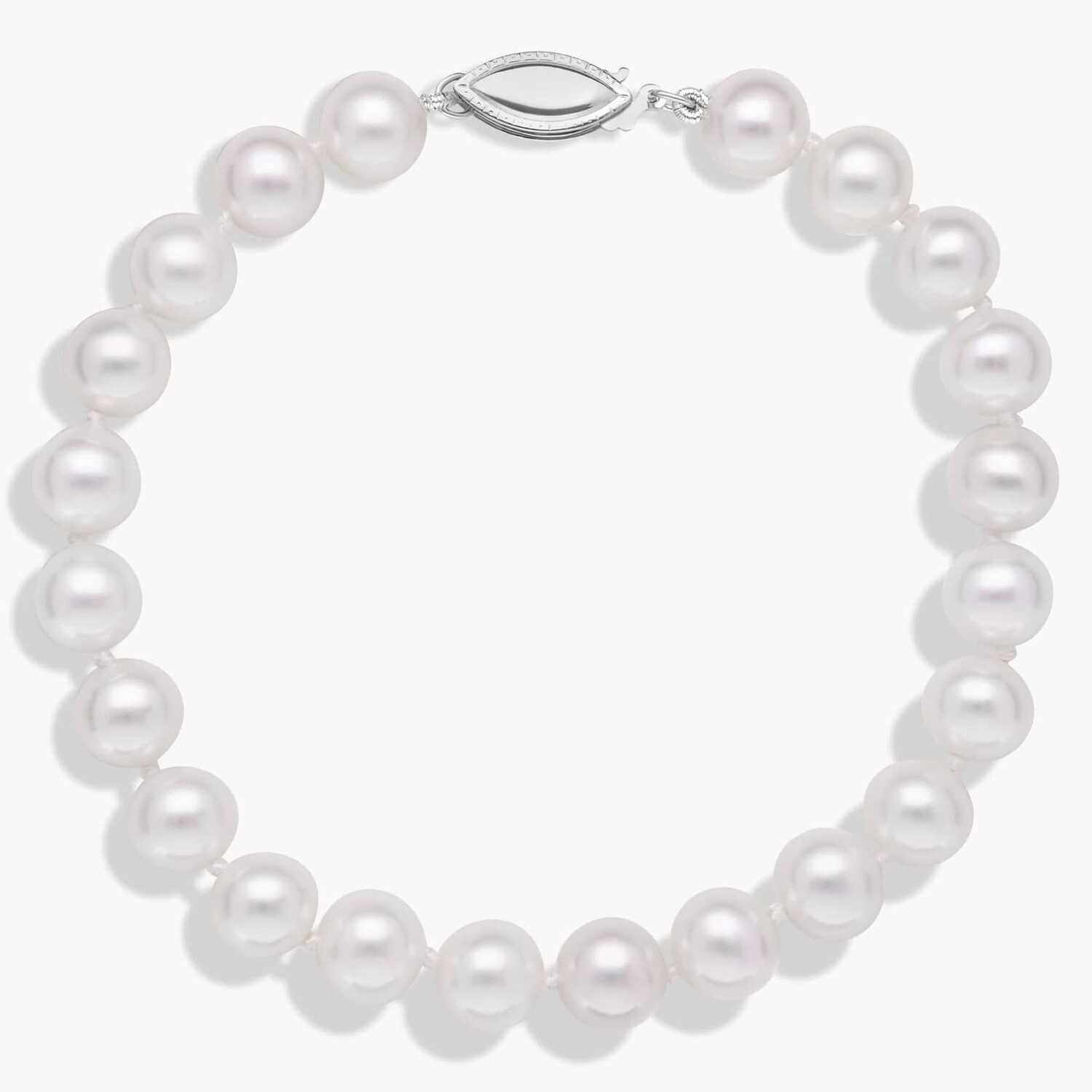 Браслет из пресноводного культивированного жемчуга 7 дюймов из 14-каратного белого золота (7,0-7,5 мм) Blue Nile
Браслет из пресноводного культивированного жемчуга 7 дюймов из 14-каратного белого золота (7,0-7,5 мм) Blue Nile