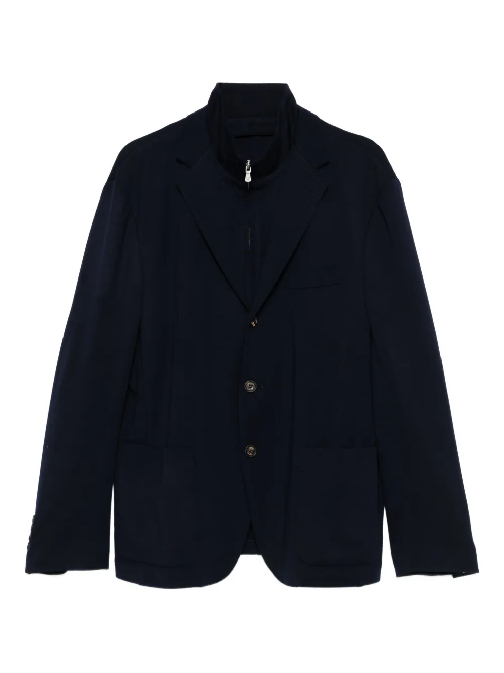 Шерстяной пиджак на пуговицах Eleventy, синий
Шерстяной пиджак на пуговицах Eleventy, синий