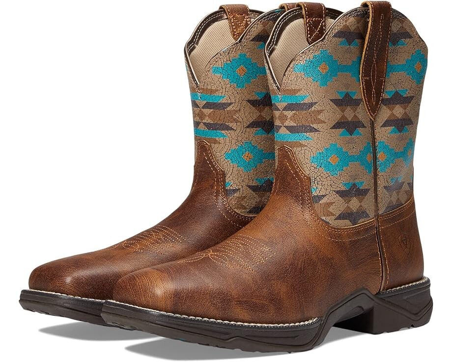 Ботинки Ariat Anthem Shortie Savanna Western, цвет Dry Taupe/Turquoise Aztec
Ботинки Ariat Anthem Shortie Savanna Western, цвет Dry Taupe/Turquoise Aztec